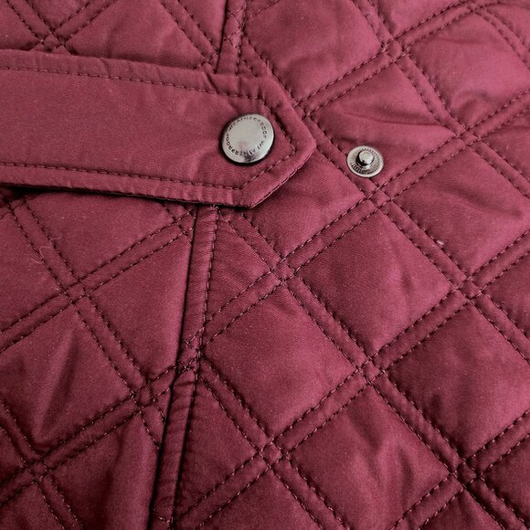 Weatherproof Mulberry Quilted Faux Fur Lined Vest M - Picture 8 of 10
